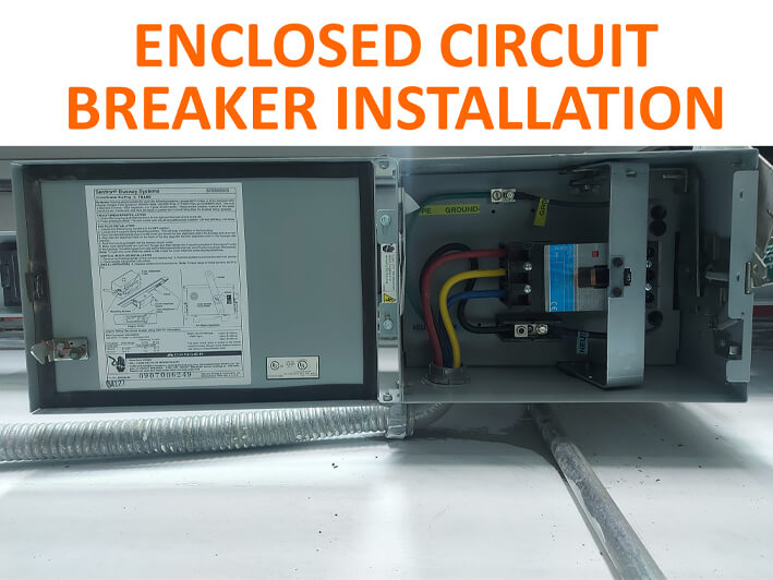 Enclosed-Circuit-Breaker-Installation